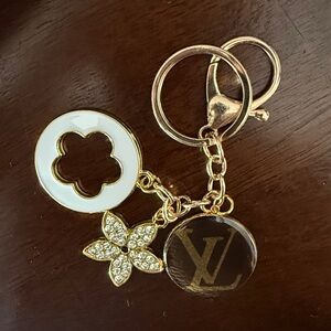 LV Keychains - Repurposed Louis Vuitton Canvas